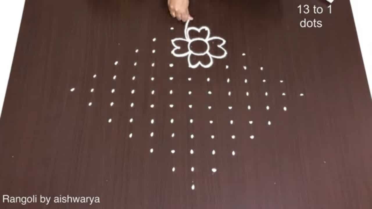 Latest Beginners Muggulu 13x1dots