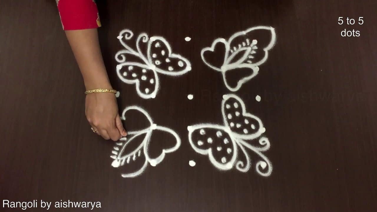 Latest Color Kolam