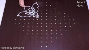 Latest Cute Big Kolangal