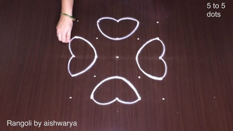 Diya Kolam With 5X5