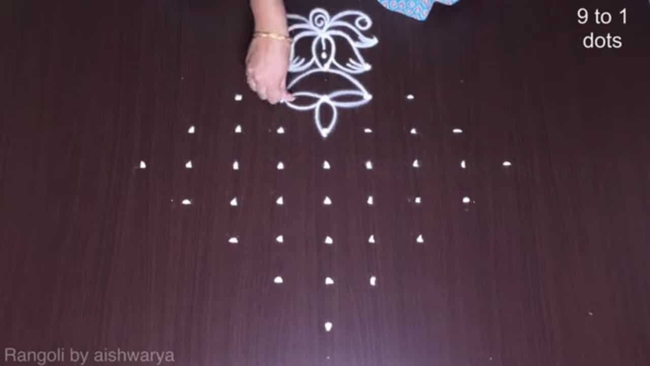 Latest Doorstep 9×1 Muggulu Designs