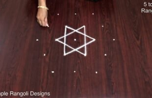 Latest Doorstep Muggulu Designs