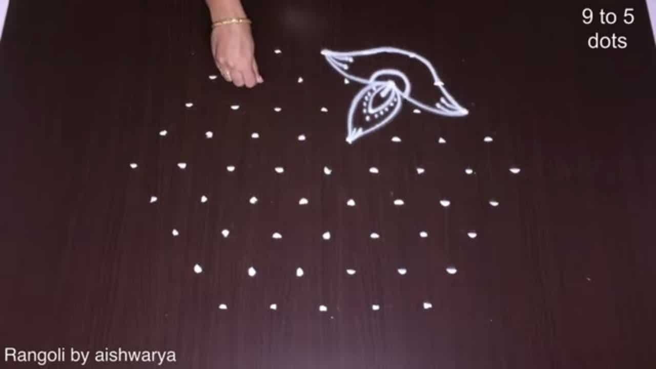 Latest Easy and Simple Rangoli