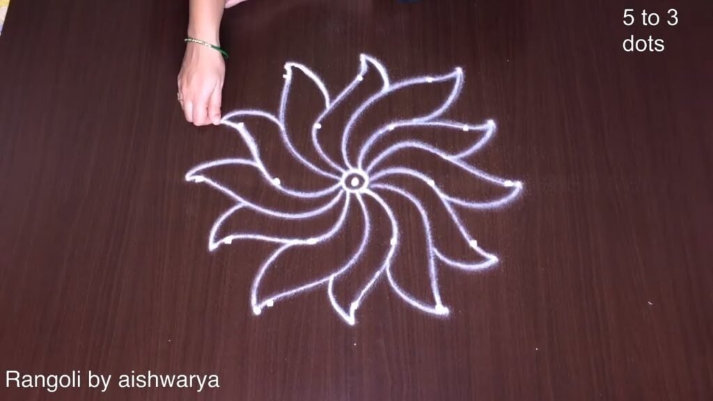 flower kolam
