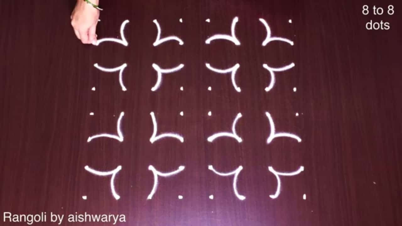 Latest Flower Rangoli Designs