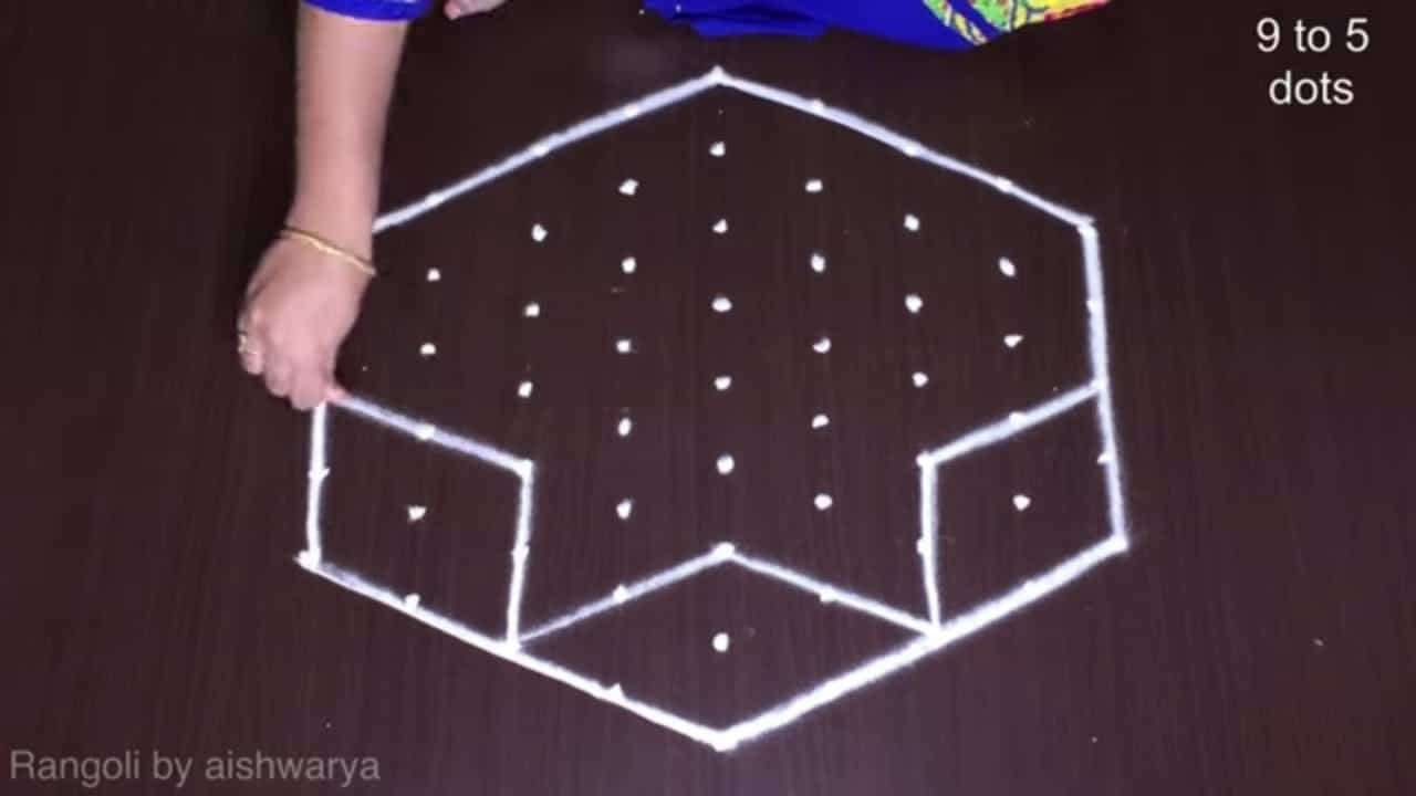 Latest Friday Rangoli Designs