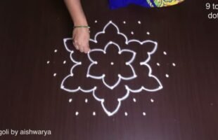 Latest Hand 9-5 Rangoli