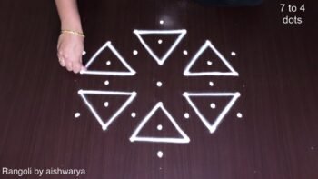 Latest Indian Art Star Rangoli