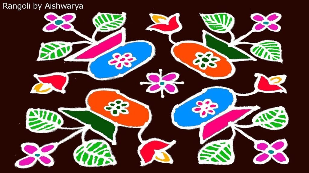10×10 dots rangoli