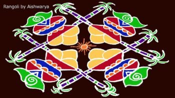 Latest Rangoli Designs for Bhogi