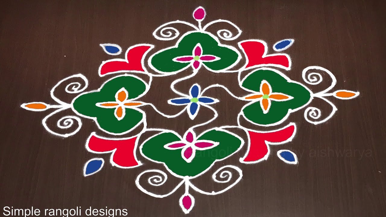 Latest Sankranthi Easy Rangoli Kolam Designs