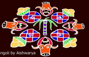 Latest Sankranti Muggulu With Colors