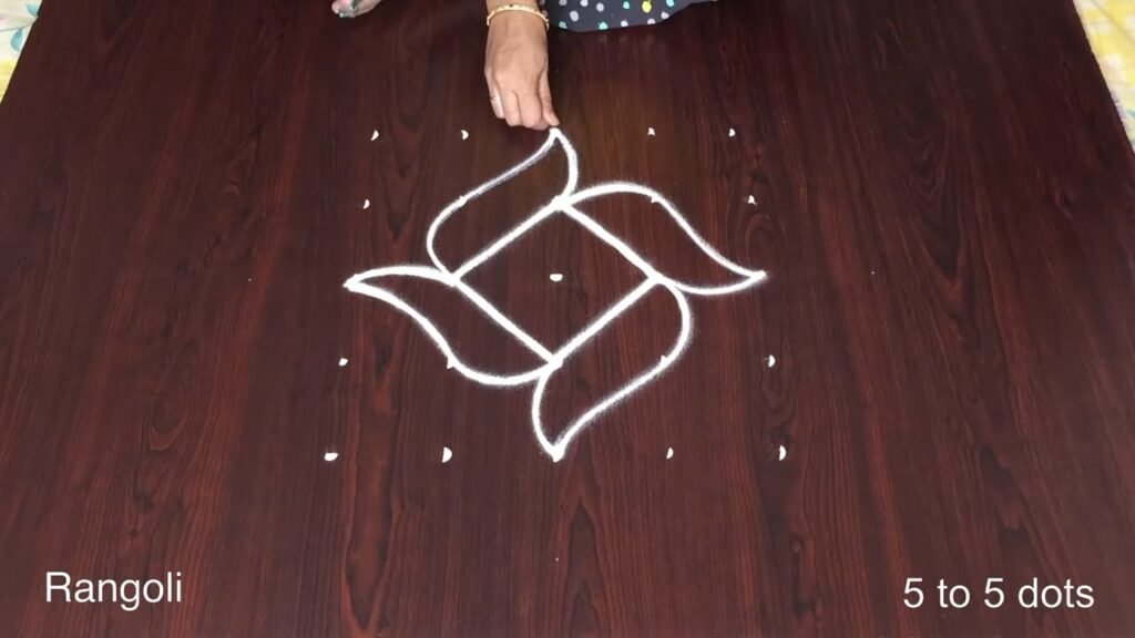 lotus pulli kolam