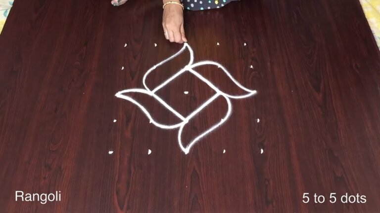 lotus pulli kolam