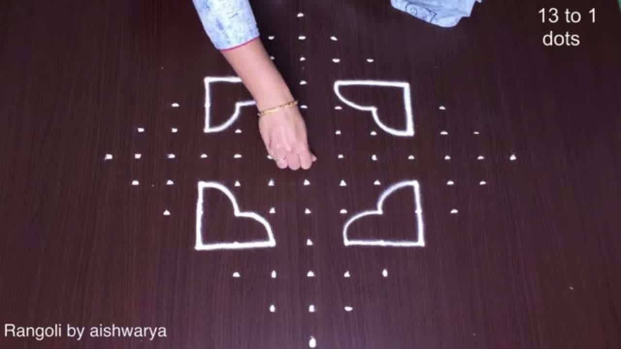 Maghi Celebration Rangoli Designs