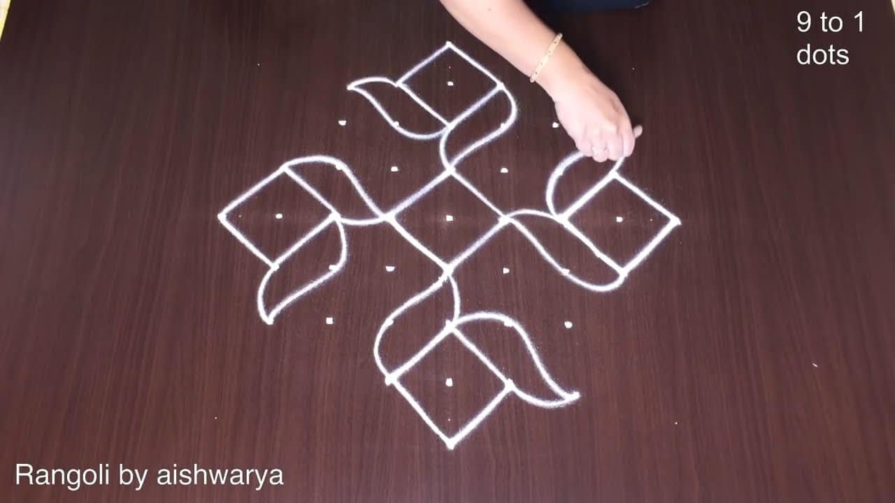 Maha Lakshmi Kolam Rangoli