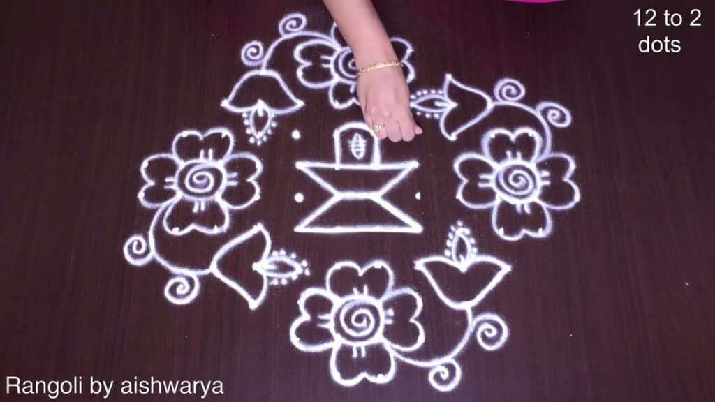 Mahashivratri kolam