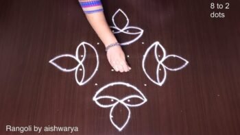 Manchi Deepala Muggulu 8x2x2 Dots