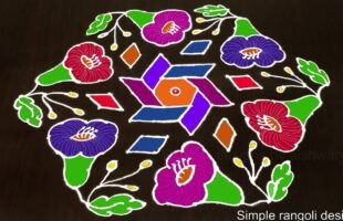 Margazhi Kolam Designs for Pongal