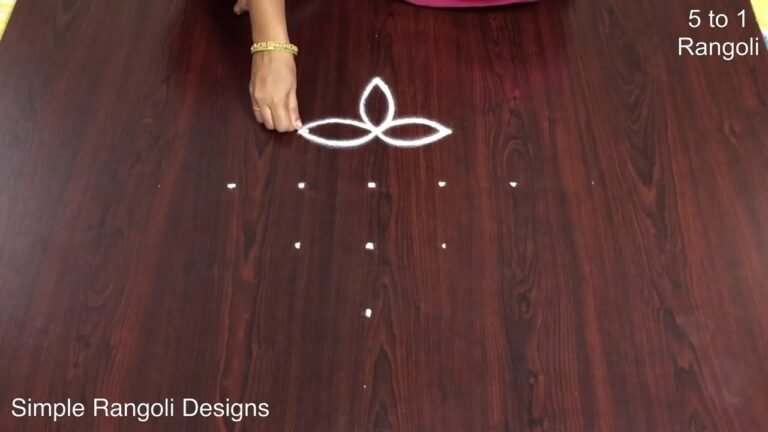 Margazhi Saturday rangoli
