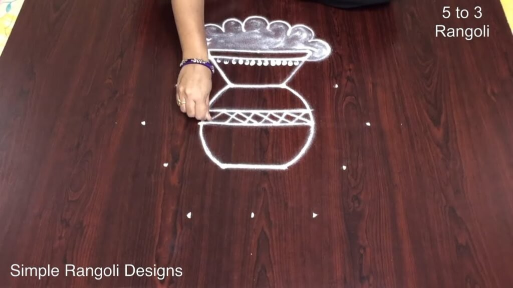 Mattu Pongal kolam