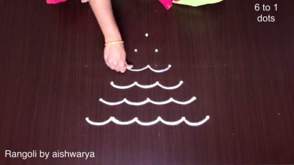 merry christmas rangoli 6100