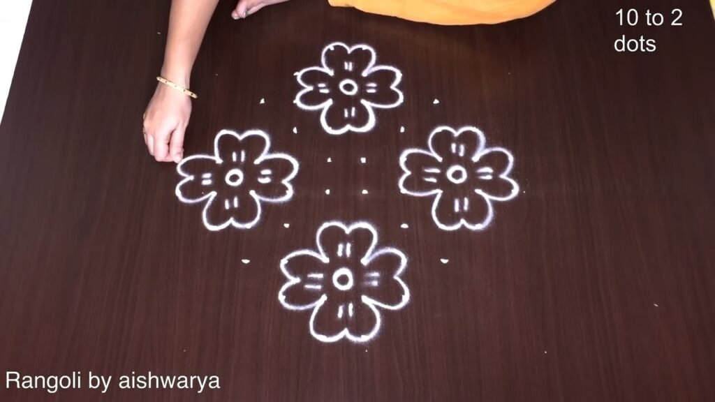flower rangoli