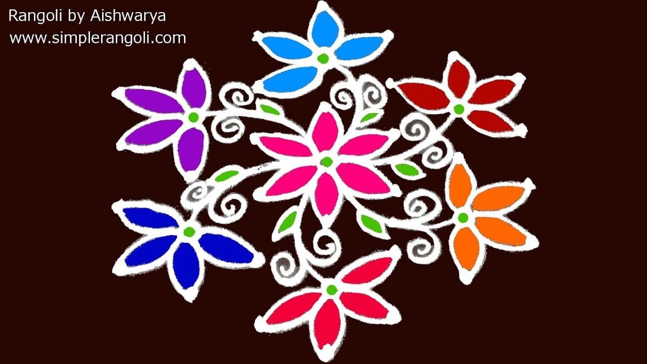 Most Vibrant Ratha Sapthami Kolam