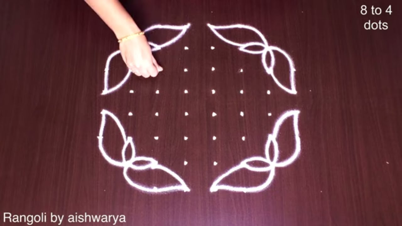 Muggulu Designs 8 Se 4 Kolam