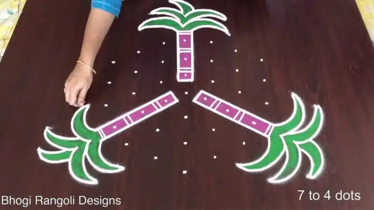 Muggulu Designs for Bhogi