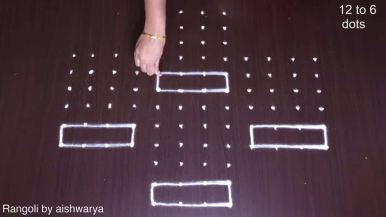 Muggulu Designs for Deepawali