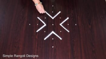 Muggulu Designs Simple Kolam