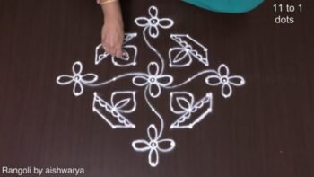 Muggulu Designs Simple Veyadam Ela