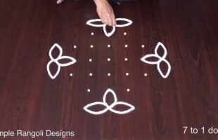 Muggulu Designs With Dots