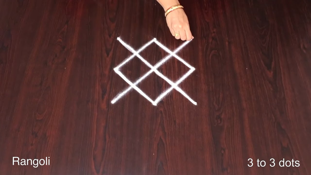 Muggulu Designs with dots Friday