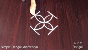 Muggulu for Ganesh Chaturthi