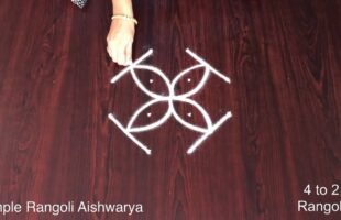 Muggulu for Ganesh Chaturthi
