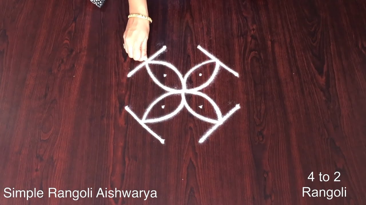 Muggulu for Ganesh Chaturthi