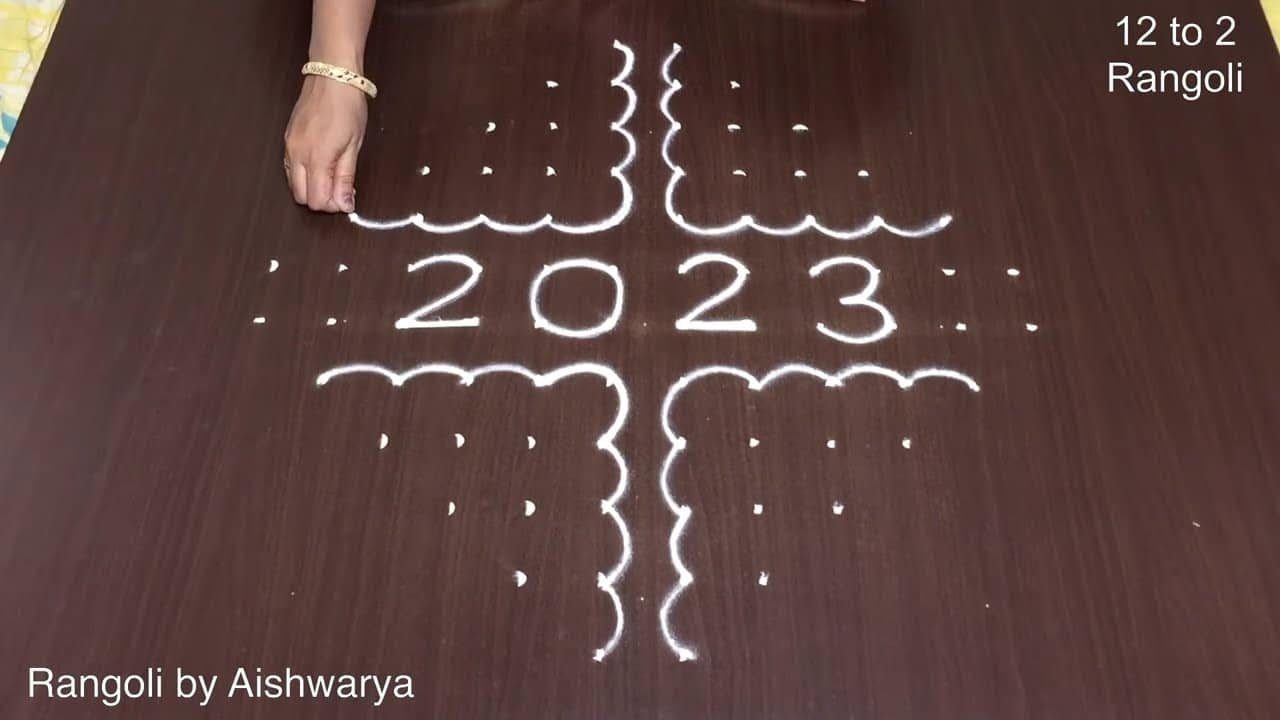 Muggulu for New Year