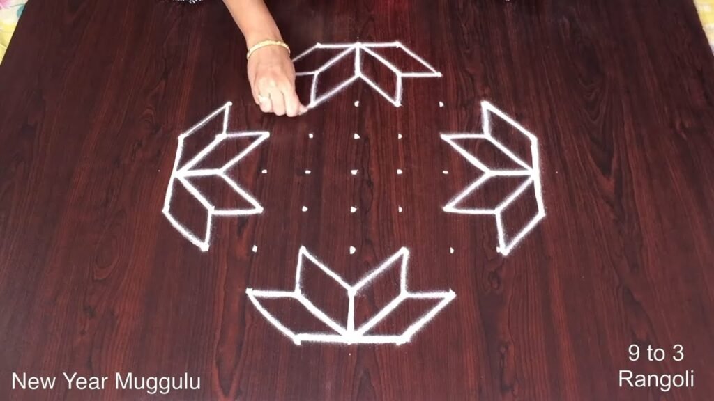 Muggulu Sankranthi Muggulu Pongal Kolam