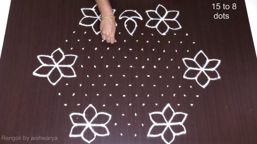 Navratri kolam