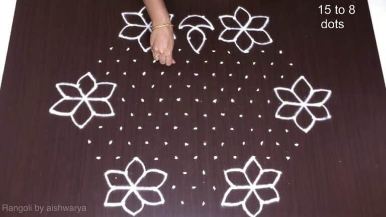 Navratri kolam