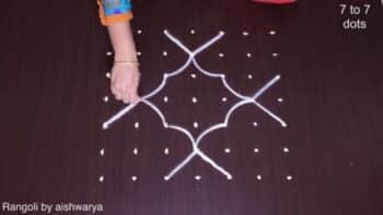 Navarathri Special Rangoli Padi Kolam
