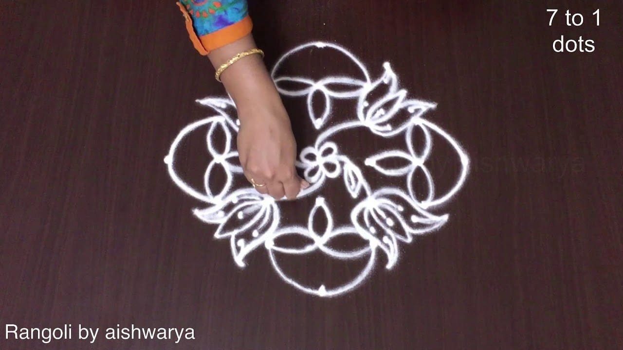 Navaratri Rangoli Designs 7