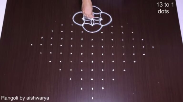 Navratri rangoli