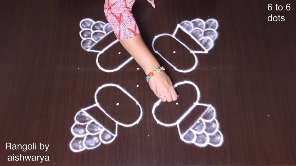 Bhogi kundalu muggulu for Sankranthi