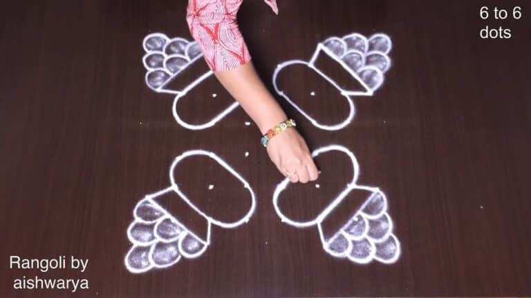 Bhogi kundalu muggulu for Sankranthi