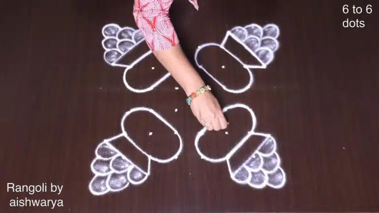 Bhogi kundalu muggulu for Sankranthi