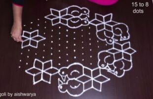 New Creative Flower Rangoli