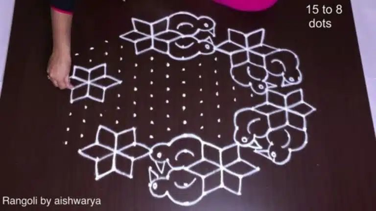 flower rangoli